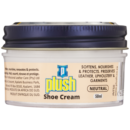 Plush Neutral Shoe Polish Cream 50ml