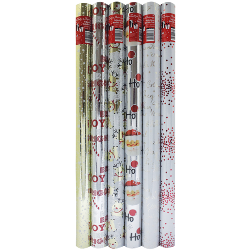 Creative Stationery Reflections Metalised Christmas Gift Wrap 5m x 70cm (Assorted Product - Single Item)