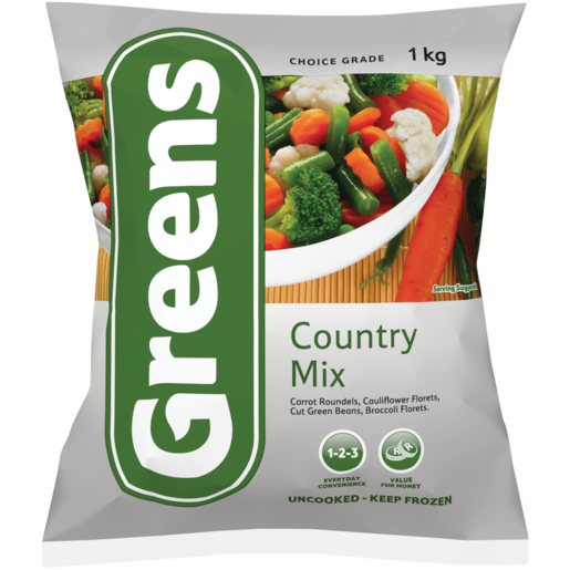 Greens Frozen Mixed Vegetables 1kg