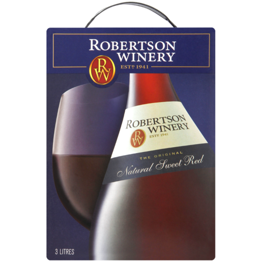 Robertson Winery Natural Sweet Red Wine Box 3L