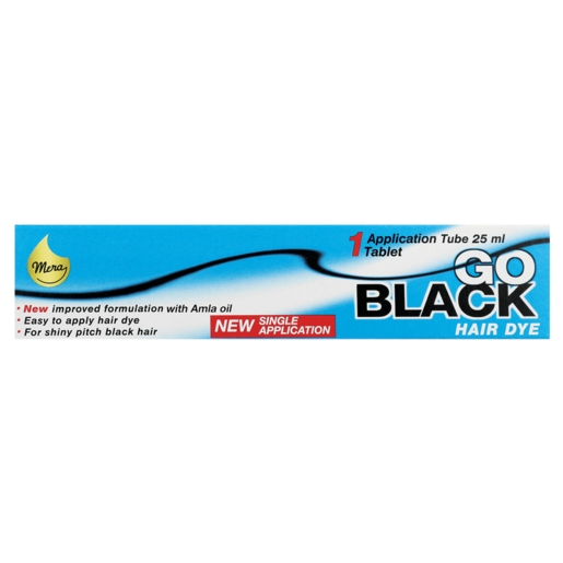 Mena Go Black Black Hair Dye 25ml