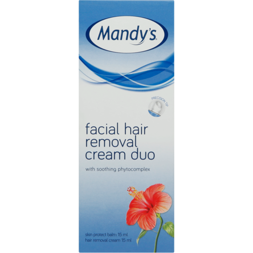 Mandy's Facial Hair Removal Cream Duo 15ml