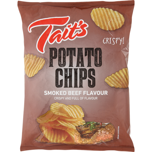 Tait's Smoked Beef Chips 125g
