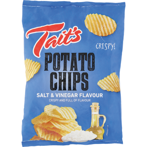 Tait's Salt & Vinegar Chips 125g