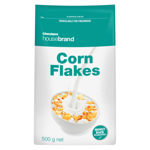 Checkers Housebrand Corn Flakes Cereal 500g