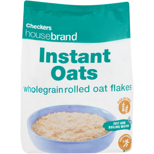 Checkers Housebrand Instant Wholegrain Rolled Oats 750g