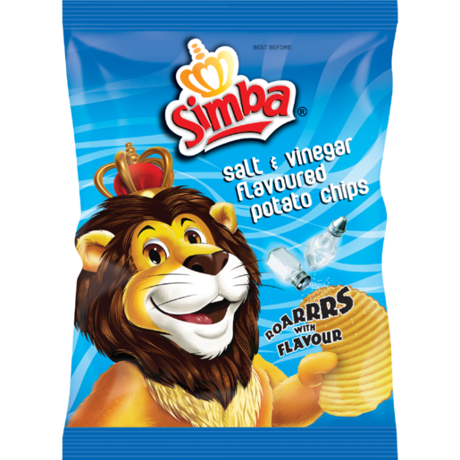 Simba Salt & Vinegar Potato Chips 36g