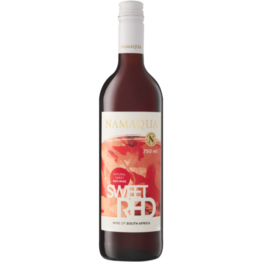 Namaqua Natural Sweet Red Wine Bottle 750ml