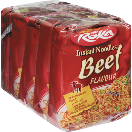 Roka Beef Flavoured Instant Noodles 5 x 85g