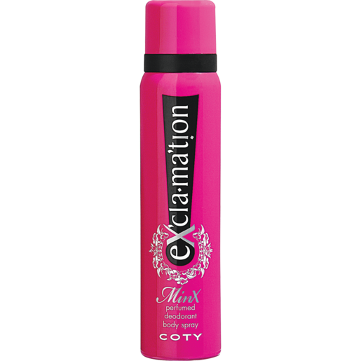 Coty Exclamation Minx Ladies Deodorant Spray 90ml
