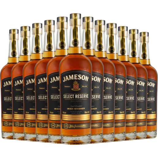 Jameson Select Reserve Small Batch Triple Distilled Irish Whiskey 12 x 750ml