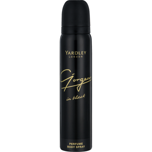 Yardley Gorgeous In Black Ladies Perfume Body Spray 90ml
