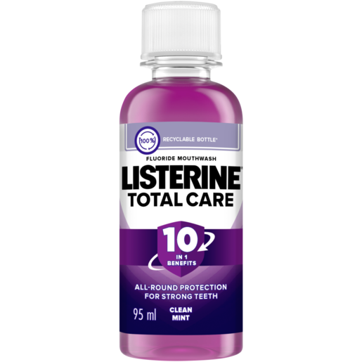 Listerine Total Care Clean Mint Mouthwash 95ml