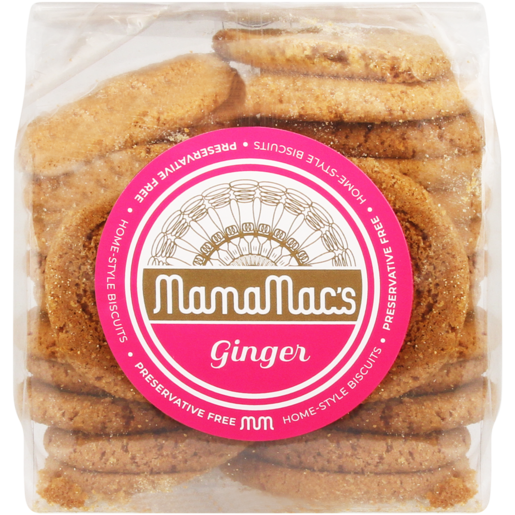 Mamamac's Homemade Ginger Biscuits 500g