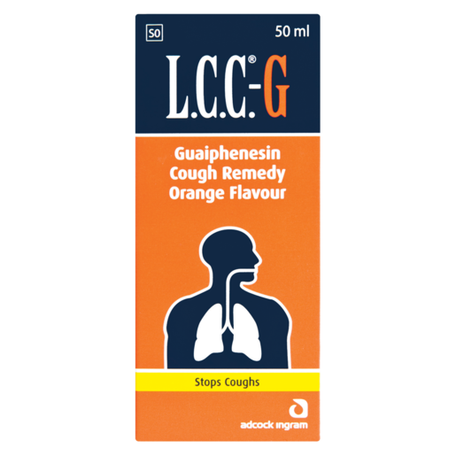 LCC-G Orange Flavoured Cough Syrup 50ml