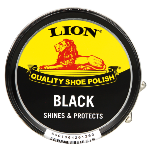 Lion Black Shoe Polish 100ml