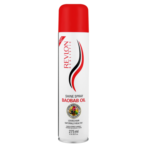 Revlon Realistic Shine Spray With Baobab Oil 275ml