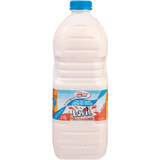 Orange Grove Luvit Peach Flavoured Low Fat Dairy Drinking Snack 2kg