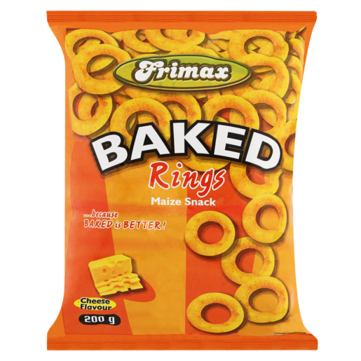 Frimax Baked Cheese Flavoured Rings 200g