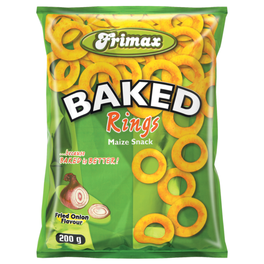 Frimax Fried Onion Flavoured Onion Ring Snack 200g