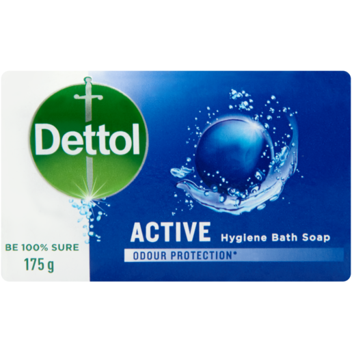 Dettol Active Bath Soap Bar 175g