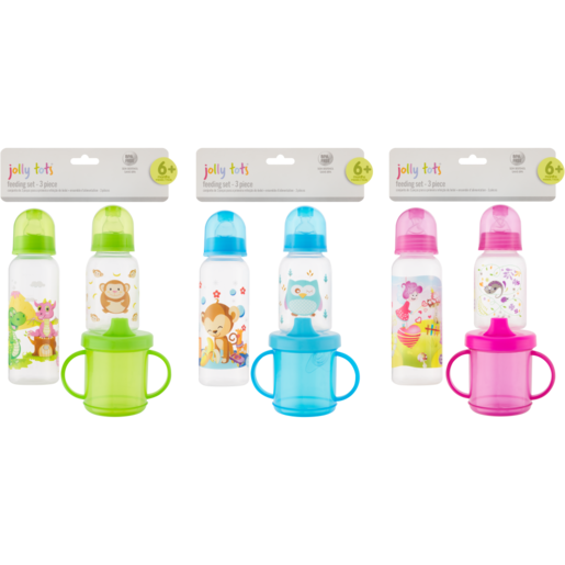 Jolly Tots Bottle & Cup Value Pack 6 Months (Assorted Item - Supplied at Random)