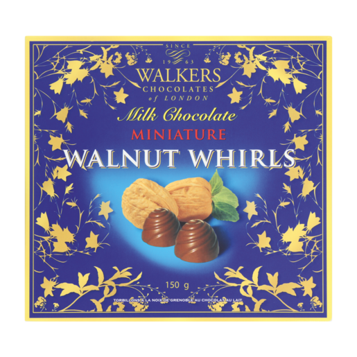 Walkers Milk Chocolate Miniature Walnut Whirls 150g