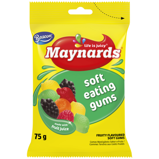 Maynards Soft Fruity Gums 75g