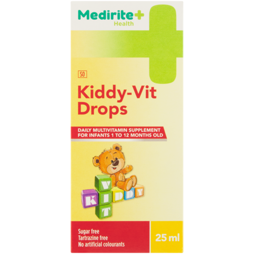 Medirite Sugar Free Kiddy-Vit Drops 25ml