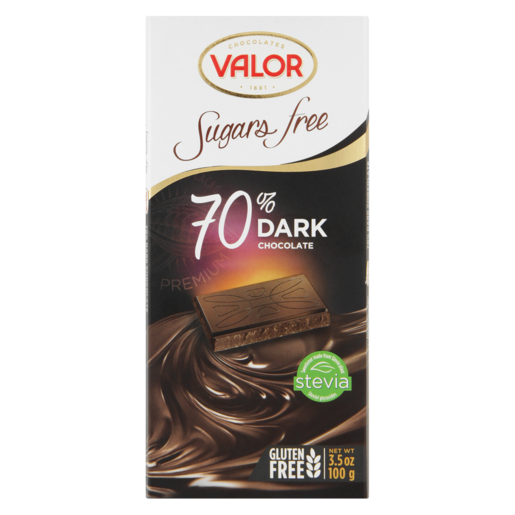 Valor 70% Dark Chocolate Slab 100g