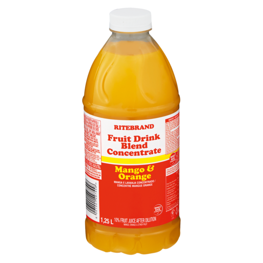 Ritebrand Mango & Orange Flavoured Fruit Concentrate 1.25L