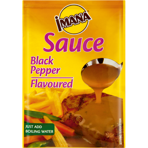 Imana Black Pepper Flavoured Instant Sauce 38g