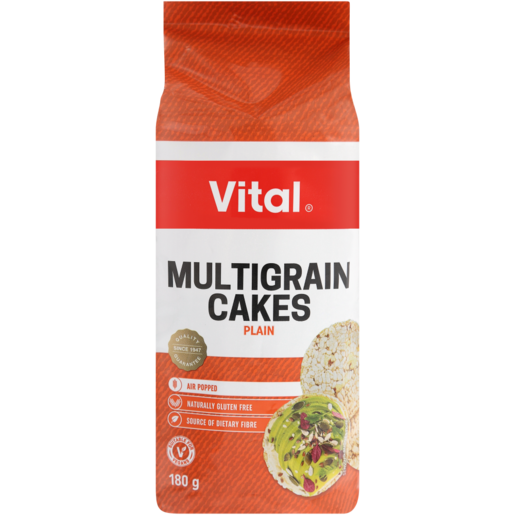 Vital Original Plain Multigrain Cakes Bag 180g