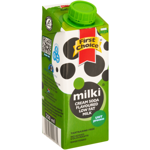 First Choice Cream Soda Flavoured UHT Milk Box 250ml