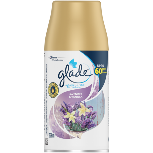 Glade Lavender & Vanilla Air Freshener Refill Can 269ml