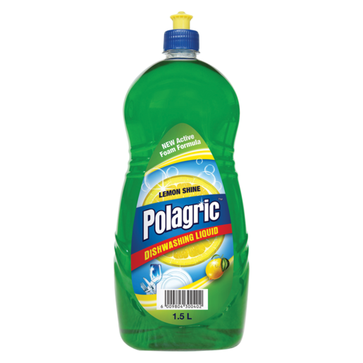 Polagric Lemon Shine Dishwashing Liquid 1.5L
