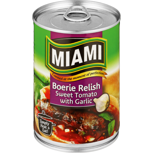 Miami Sweet Tomato With Garlic Boerie Relish 450g