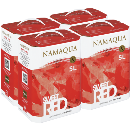 Namaqua Sweet Red Wine Boxes 4 x 5L