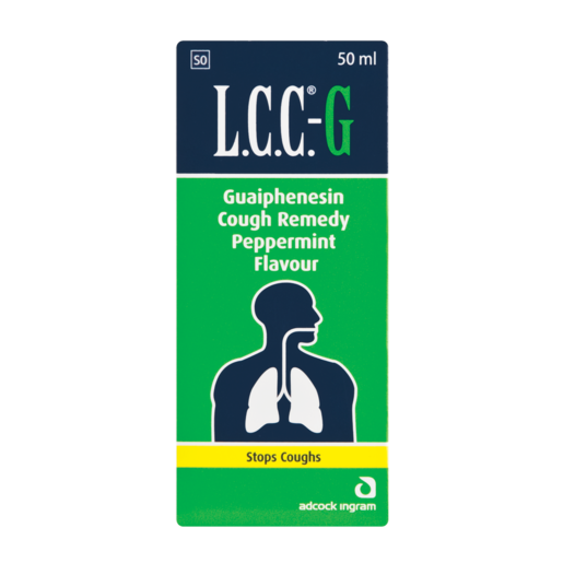 LCC Peppermint Flavoured Cough Syrup 50ml