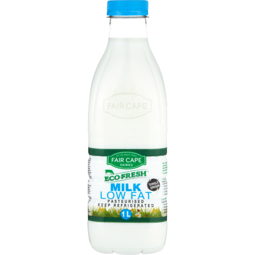 Fair Cape Dairies Eco Fresh Low Fat Milk 1L