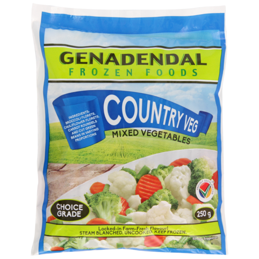 Genadendal Frozen Country Veg Mixed Vegetables 250g