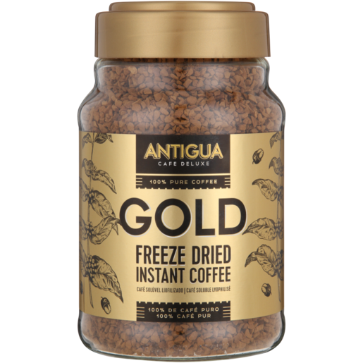 Antigua Gold Freeze Dried Instant Coffee Jar 200g