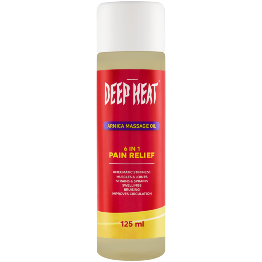 Deep Heat 6-in-1 Pain Relief Arnica Massage Oil 125ml