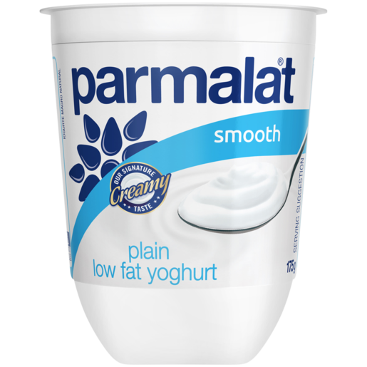 Parmalat Plain Low Fat Smooth Yoghurt 175g