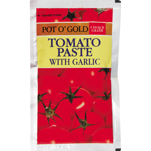 Pot O' Gold Tomato Paste WIth Garlic 50g
