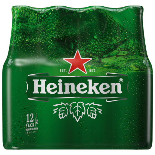 Heineken Premium Lager Beer 12 x 330ml