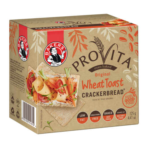 Provita Original Wheat Toast Crackerbread 125g