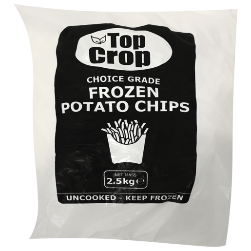 Top Crop Frozen Potato Chips 2.5kg