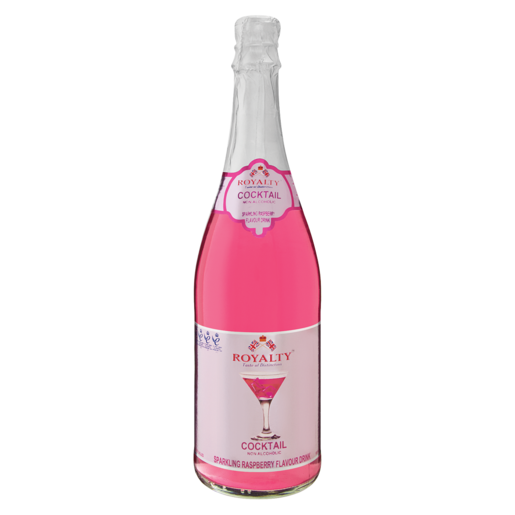 Royalty Non-Alcoholic Raspberry Flavoured Cocktail Bottle 750ml