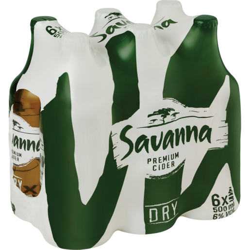 Savanna Dry Premium Cider Bottles 6 x 500ml